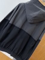 Balenciaga Checkered Patchwork Distressed Hoodie - 图片 7