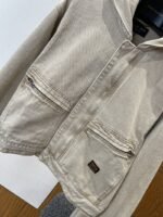 Balenciaga Cropped Hooded Denim Jacket - 图片 4