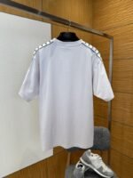 Balenciaga Plain Knit Striped Crew Neck T-Shirt 2 - 图片 2