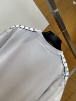 Balenciaga Plain Knit Striped Crew Neck T-Shirt 2 - 图片 5