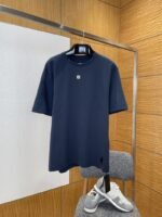 Fendi Metal Logo Minimalist Short-Sleeve T-Shirt 2
