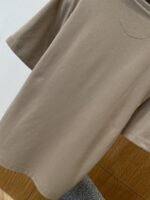 Fendi Metal Logo Minimalist Short-Sleeve T-Shirt 5 - 图片 7