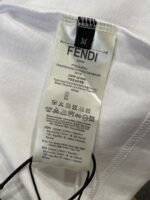 Fendi Alphabet Floral Embroidered Short-Sleeve T-Shirt - 图片 9