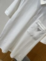 Prada Triangle Logo Pocket Polo Shirt 2 - 图片 4