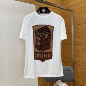 LV Monogram Cartoon Print Short-Sleeve T-Shirt 1