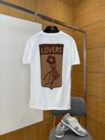 LV Monogram Cartoon Print Short-Sleeve T-Shirt 1 - 图片 2