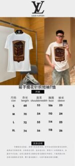 LV Monogram Cartoon Print Short-Sleeve T-Shirt 1 - 图片 10