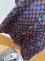 LV Checkered Polka Dot Short-Sleeve Shirt - 图片 4
