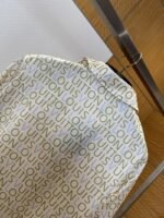 LV All-Over Letter Print Short-Sleeve Shirt - 图片 5
