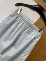 Balenciaga Brand Logo Embroidered Wide-Leg Casual Pants 1 - 图片 6