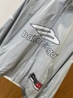 Balenciaga Embroidered Logo Stand Collar Jacket 1 - 图片 4