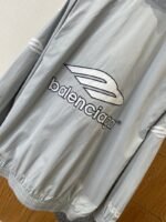 Balenciaga Embroidered Logo Stand Collar Jacket 1 - 图片 7