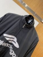 Balenciaga Embroidered Logo Stand Collar Jacket 2 - 图片 3
