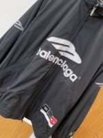 Balenciaga Embroidered Logo Stand Collar Jacket 2 - 图片 4