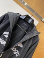 Balenciaga Embroidered Logo Stand Collar Jacket 2 - 图片 5