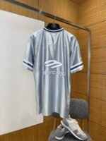 Balenciaga Vintage Sports V-Neck Short-Sleeve T-Shirt 1