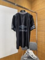 Balenciaga Vintage Sports V-Neck Short-Sleeve T-Shirt 2 - 图片 2