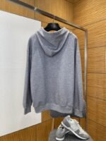LV Embroidered Leather Label Hooded Sweatshirt - 图片 2