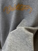 LV Embroidered Leather Label Hooded Sweatshirt - 图片 5