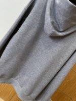 LV Embroidered Leather Label Hooded Sweatshirt - 图片 7