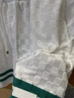 LV Color-Block Striped Plaid Jacquard Shorts - 图片 5