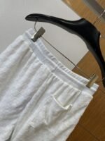 LV Color-Block Striped Plaid Jacquard Shorts - 图片 6