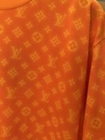 LV Logo Pattern Crew Neck Short Sleeve T-Shirt - 图片 6