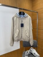 LV All-Over Logo Reversible Hooded Jacket - 图片 3