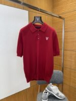 Prada Classic Knit Polo Shirt 1