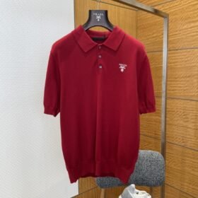 Prada Classic Knit Polo Shirt 1