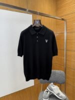 Prada Classic Knit Polo Shirt 2