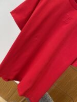 LV Embossed Crew Neck Short-Sleeve T-Shirt - 图片 4