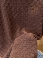 LV Embroidered Check Jacquard Knit Short-Sleeve T-Shirt 1 - 图片 5