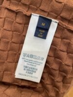LV Embroidered Check Jacquard Knit Short-Sleeve T-Shirt 1 - 图片 9