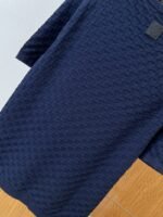 LV Embroidered Check Jacquard Knit Short-Sleeve T-Shirt 2 - 图片 7