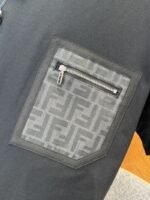 Fendi Pocket Zipper Decorated Cotton Short-Sleeve T-Shirt 1 - 图片 6