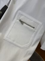 Fendi Pocket Zipper Decorated Cotton Short-Sleeve T-Shirt 2 - 图片 8