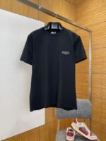 Dior Micro Logo Embroidered Crew Neck Short Sleeve T-Shirt 2