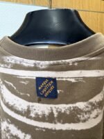 LV Tie-Dye Print Letter Crew Neck Short-Sleeve T-Shirt 1 - 图片 9