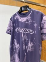 LV Tie-Dye Print Letter Crew Neck Short-Sleeve T-Shirt 2 - 图片 7