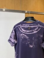 LV Tie-Dye Print Letter Crew Neck Short-Sleeve T-Shirt 2 - 图片 8
