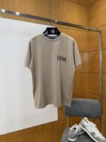 LV Micro Logo Embroidered Short-Sleeve T-Shirt