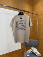 LV Micro Logo Embroidered Short-Sleeve T-Shirt - 图片 2