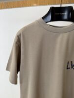 LV Micro Logo Embroidered Short-Sleeve T-Shirt - 图片 3