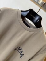 LV Micro Logo Embroidered Short-Sleeve T-Shirt - 图片 5