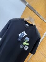 Dior Embroidered Jacquard Crew Neck Short-Sleeve T-Shirt 1 - 图片 3