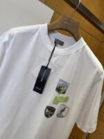 Dior Embroidered Jacquard Crew Neck Short-Sleeve T-Shirt 2 - 图片 3