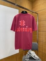 Balenciaga Tape Print Short-Sleeve T-Shirt - 图片 2