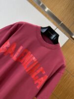 Balenciaga Tape Print Short-Sleeve T-Shirt - 图片 3