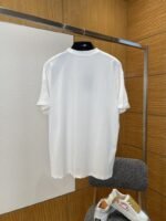 LV Snow Mountain Print Crew Neck Short-Sleeve T-Shirt - 图片 2